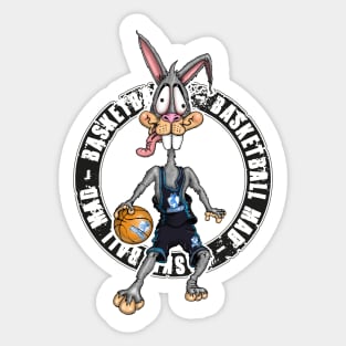 Basketball Mad Crazy About Basketball Sticker